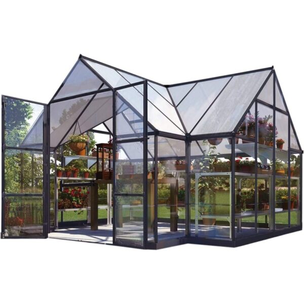 Palram Victory Aluminio Policarbonato 11 m² Invernadero Orangerie