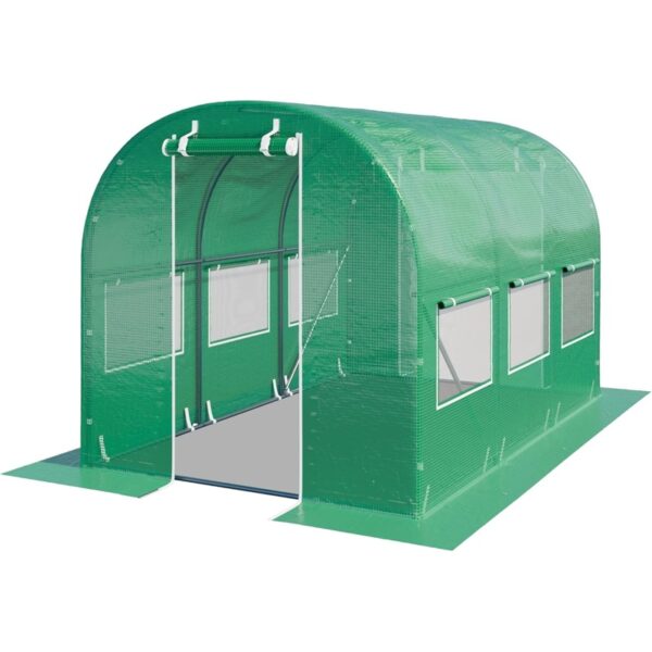 TOOLPORT PE 180g/m² Alta Estabilidad Invernadero Túnel Verde