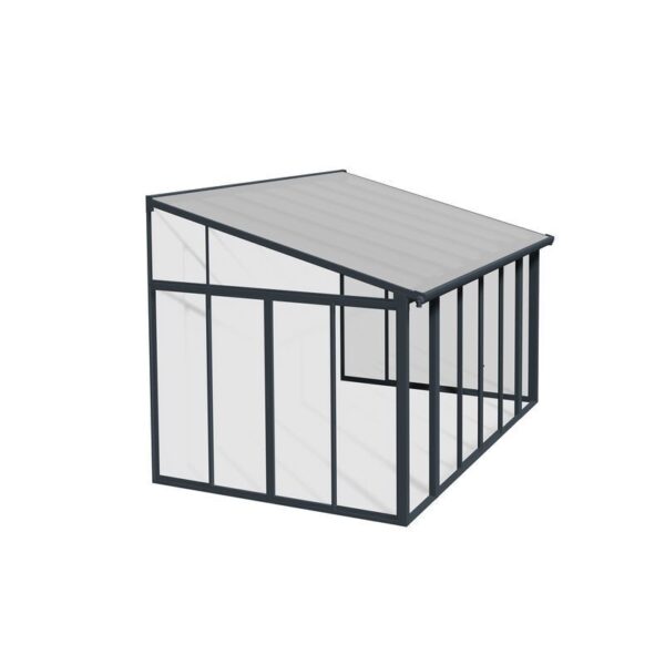 Palram San Remo Aluminio Resistente 3x4,4 m Pérgola Cerrada