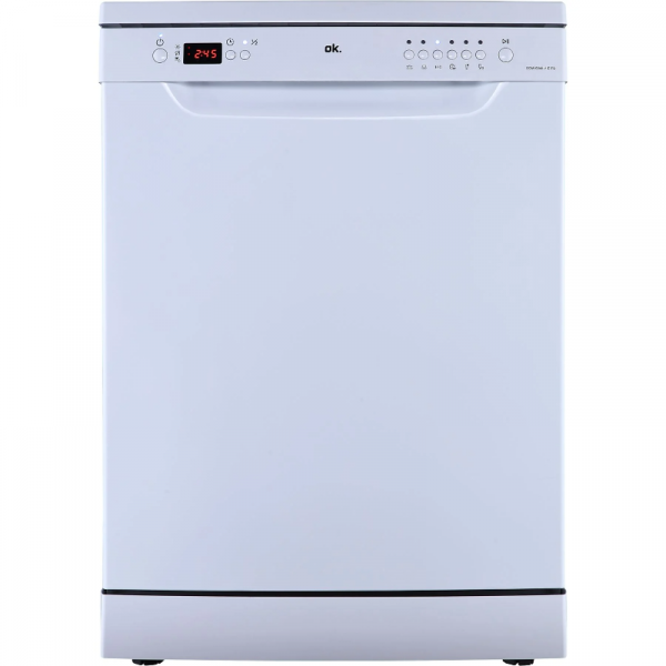 OK ODW 6041-1 E FS Lavavajillas Compacto 60 cm para 12 Cubiertos, Color Blanco